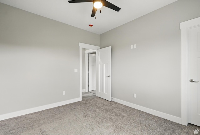 1152 E Smokey Trail Way, Cedar City, UT 84721 - carpeted empty room featuring a ceiling fan and baseboards