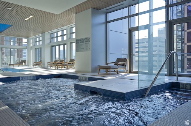 view of pool