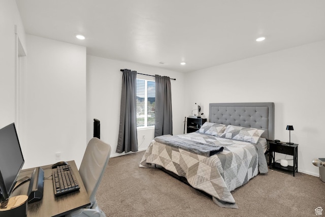 1751 E Wolverine Way, Eagle Mountain, UT 84005 - carpeted bedroom featuring recessed lighting and baseboards