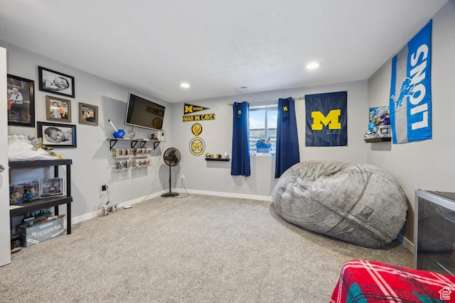 2448 W Anne Ave S, West Haven, UT 84401 - interior space with baseboards, carpet, and recessed lighting