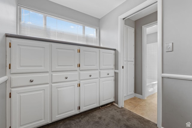 81 W Pheasantbrook Cir N, Centerville, UT 84014 - bathroom featuring baseboards, carpet floors, and a bathing tub