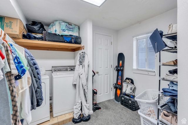 682 N 700 W, Provo, UT 84601 - laundry area with washing machine and dryer, carpet floors, and laundry area