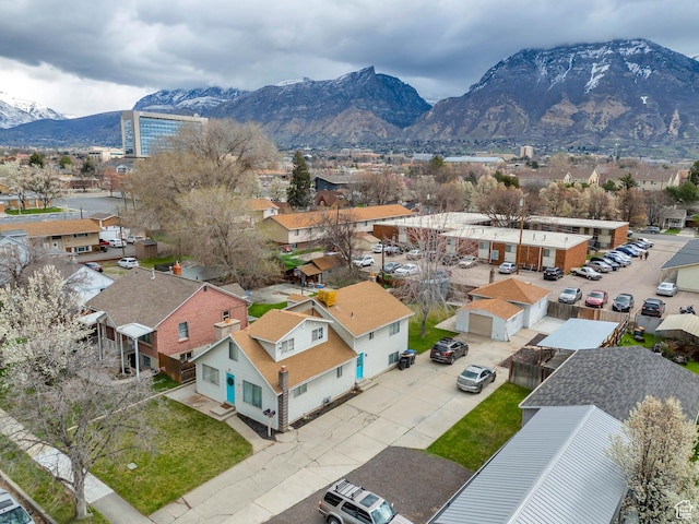 682 N 700 W, Provo, UT 84601 - birds eye view of property with a residential view and a mountain view