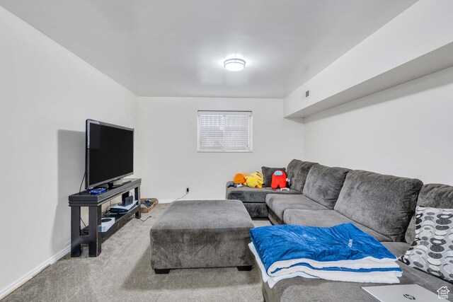 682 N 700 W, Provo, UT 84601 - living area featuring baseboards, carpet flooring, and visible vents