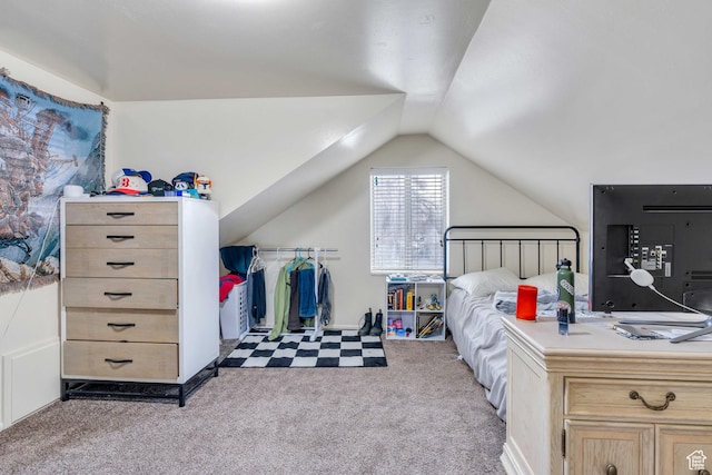682 N 700 W, Provo, UT 84601 - carpeted bedroom with lofted ceiling