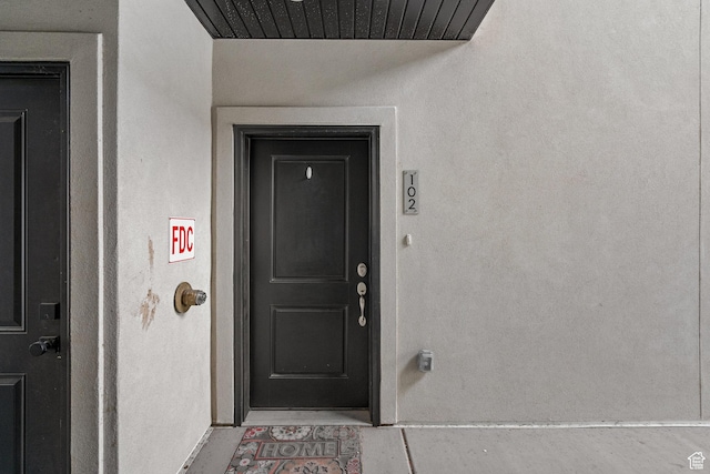 551 S 1020 W Unit 102, American Fork, UT 84003 - doorway to property with stucco siding