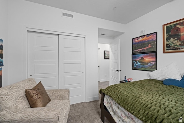 551 S 1020 W Unit 102, American Fork, UT 84003 - carpeted bedroom featuring baseboards, visible vents, and a closet