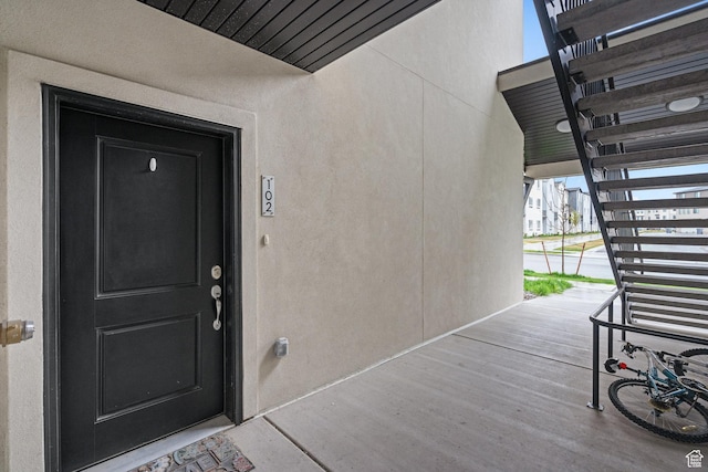 551 S 1020 W Unit 102, American Fork, UT 84003 - view of exterior entry with stucco siding