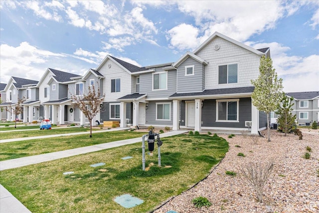 278 N Portside Ln, Saratoga Springs, UT 84045 - multi unit property featuring a residential view and a front yard