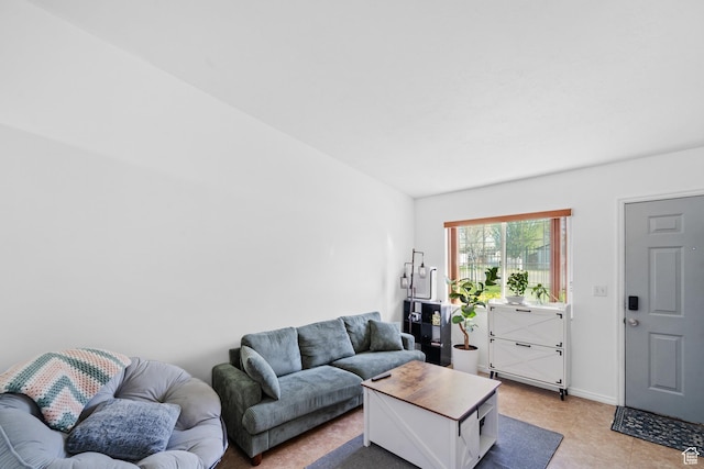 view of living area
