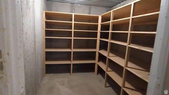 view of storage room
