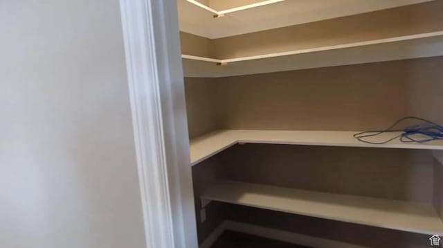 view of pantry