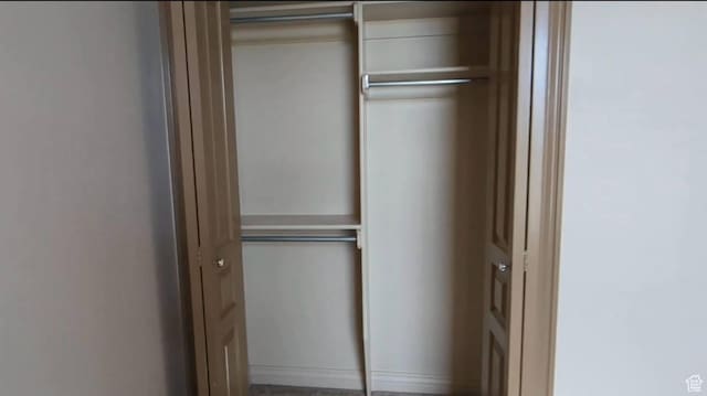 view of closet