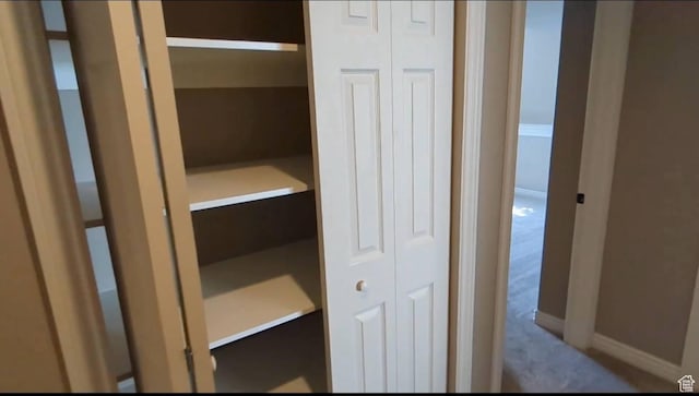 view of closet