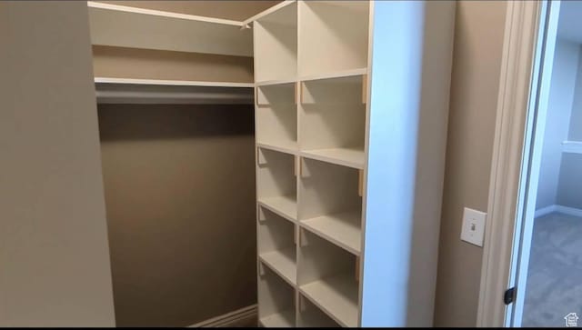 view of closet