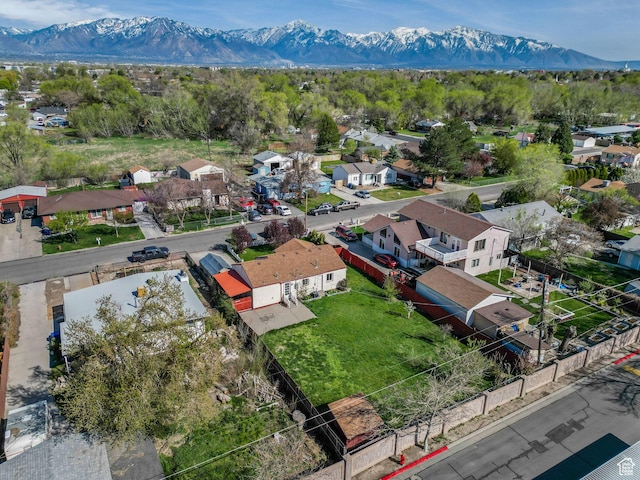 3760 S 3325 W, West Valley City, UT 84119 - aerial view featuring a mountain view and a residential view