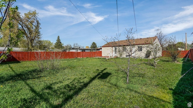 3760 S 3325 W, West Valley City, UT 84119 - view of yard with a fenced backyard