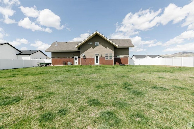 9 W Cedar Ln, Franklin, ID 83237 - rear view of property featuring fence