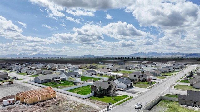 9 W Cedar Ln, Franklin, ID 83237 - birds eye view of property featuring a mountain view and a residential view