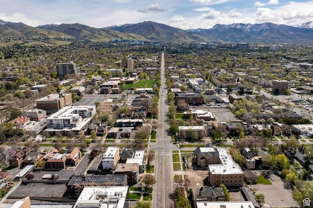 555 E 100 S Unit 105, Salt Lake City, UT 84102 - drone / aerial view with a mountain view