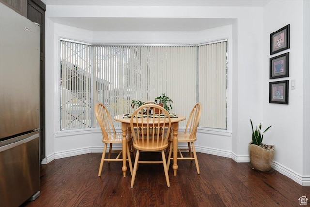 449 S 2nd E, Preston, ID 83263 - dining space featuring baseboards and wood finished floors