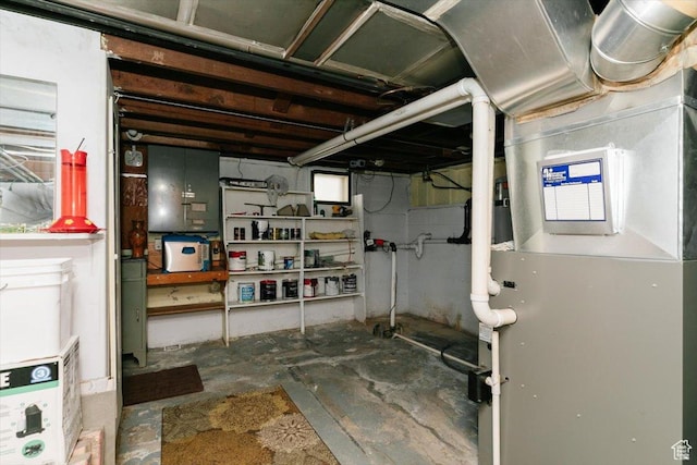 449 S 2nd E, Preston, ID 83263 - basement featuring heating unit