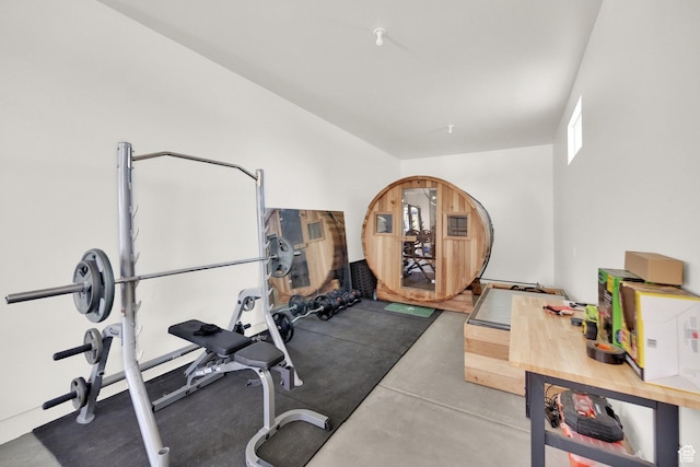 view of workout room