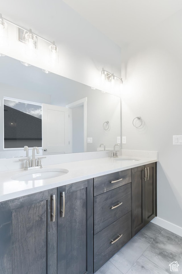 2833 W 3050 N Unit 11, Plain City, UT 84404 - full bath featuring baseboards, a sink, and double vanity