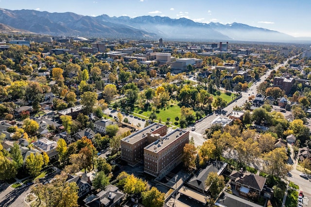 1283 E S Temple Unit 503, Salt Lake City, UT 84102 - aerial overview of property's location featuring mountains