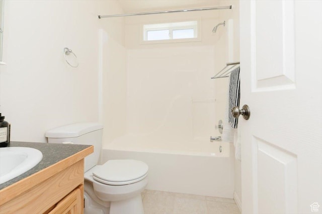 1176 E 900 S, Preston, ID 83263 - bathroom with vanity, tub / shower combination, and tile patterned floors
