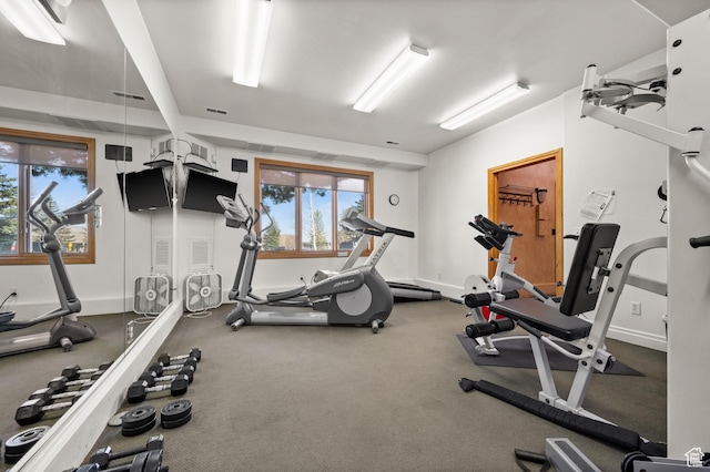 1975 Picabo St, Park City, UT 84098 - exercise room with baseboards, visible vents, and plenty of natural light