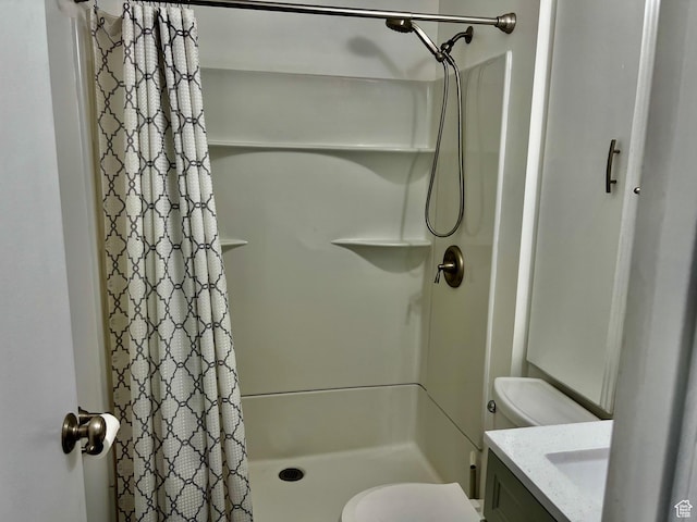 1150 W Red Hills Pkwy Unit 113, Washington, UT 84780 - full bathroom with vanity, a shower stall, and toilet