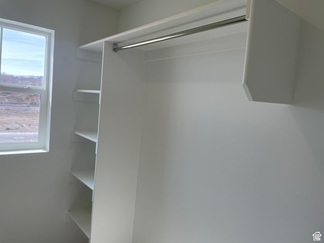 view of closet
