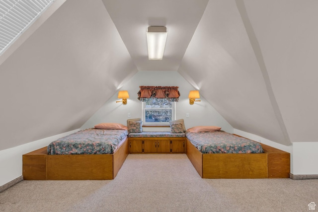 311 E 100 S, Springville, UT 84663 - bedroom with vaulted ceiling and light colored carpet