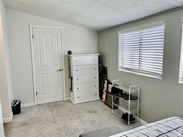 1150 W Red Hills Pkwy Unit 137, Washington, UT 84780 - carpeted bedroom with a textured ceiling and baseboards