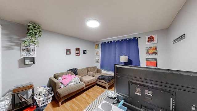 interior space featuring wood finished floors