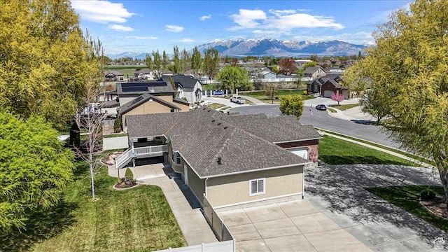 5195 S 5825 W, Hooper, UT 84315 - drone / aerial view with a mountain view and a residential view