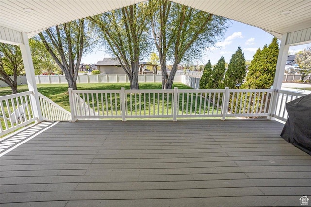 5195 S 5825 W, Hooper, UT 84315 - deck with a yard and fence