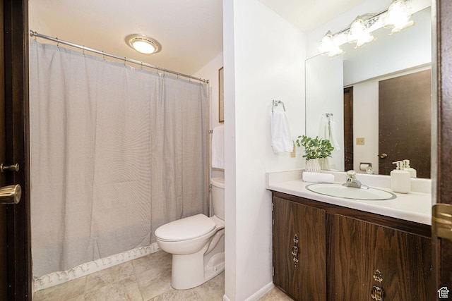 325 E 2550 N Unit 4, North Ogden, UT 84414 - bathroom with tile patterned flooring, toilet, vanity, and a shower with shower curtain