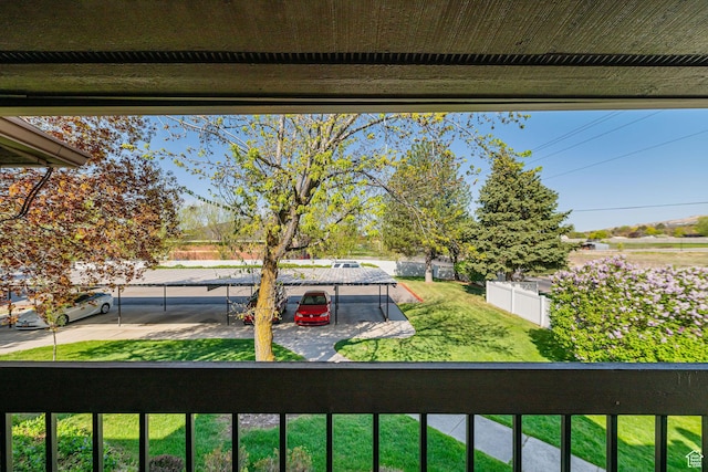 325 E 2550 N Unit 4, North Ogden, UT 84414 - view of yard with a balcony