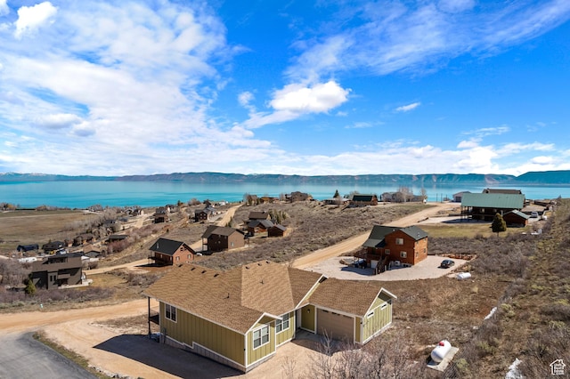 1428 N Broad Hollow Rd, Garden City, UT 84028 - birds eye view of property featuring a water view