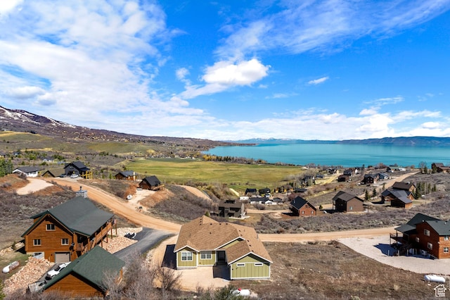 1428 N Broad Hollow Rd, Garden City, UT 84028 - bird's eye view with a water and mountain view