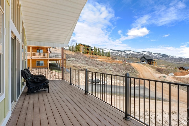 1428 N Broad Hollow Rd, Garden City, UT 84028 - deck with a mountain view