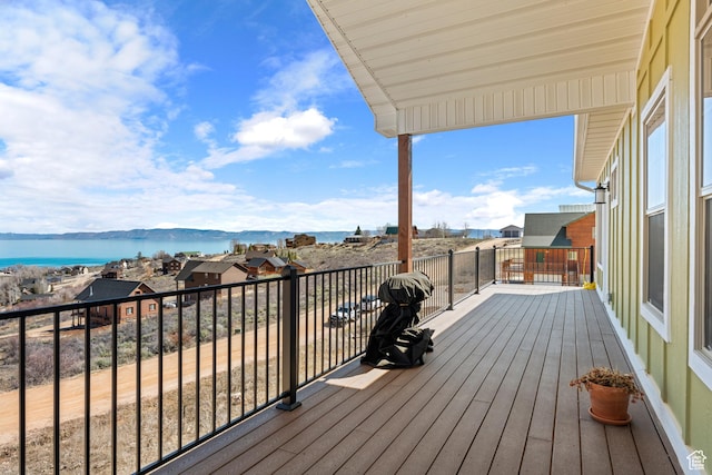 1428 N Broad Hollow Rd, Garden City, UT 84028 - deck featuring a water view