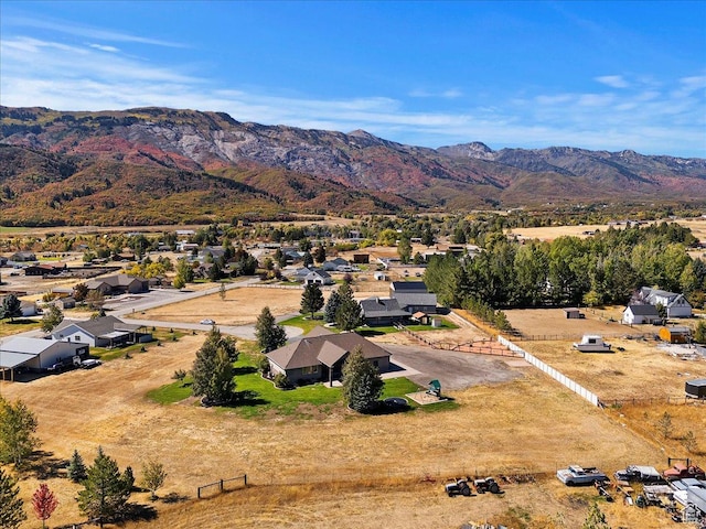 5328 N 3275 E, Liberty, UT 84310 - aerial view featuring a residential view and a mountain view