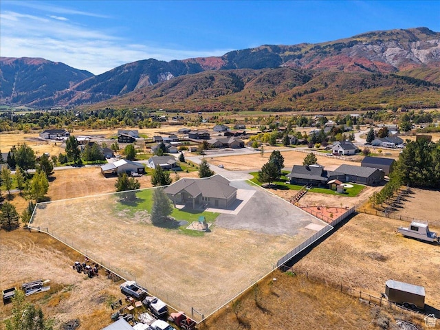 5328 N 3275 E, Liberty, UT 84310 - aerial view featuring a residential view and a mountain view