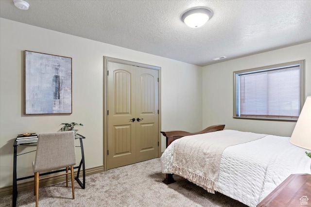 5328 N 3275 E, Liberty, UT 84310 - carpeted bedroom with a textured ceiling, visible vents, and a closet