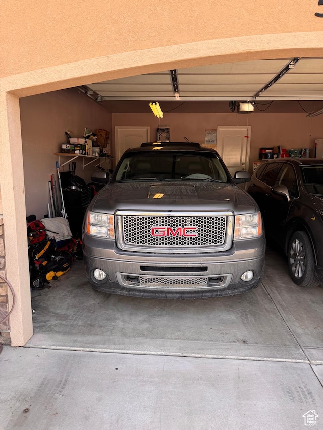 532 N 300 E, Roosevelt, UT 84066 - garage featuring a garage door opener