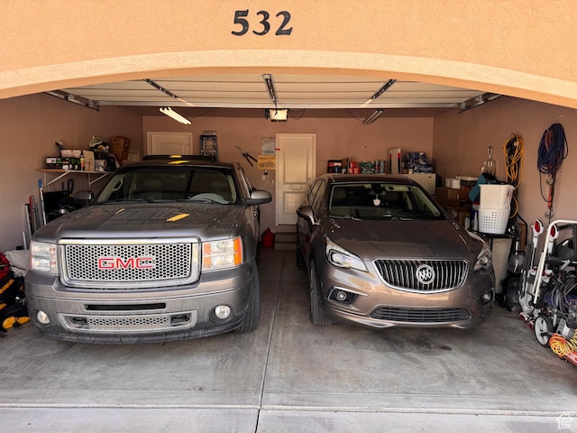 532 N 300 E, Roosevelt, UT 84066 - garage with a garage door opener