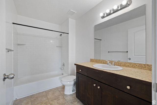 1045 S 1700 W Unit 1032, Payson, UT 84651 - full bathroom featuring toilet, vanity, shower / tub combination, and visible vents